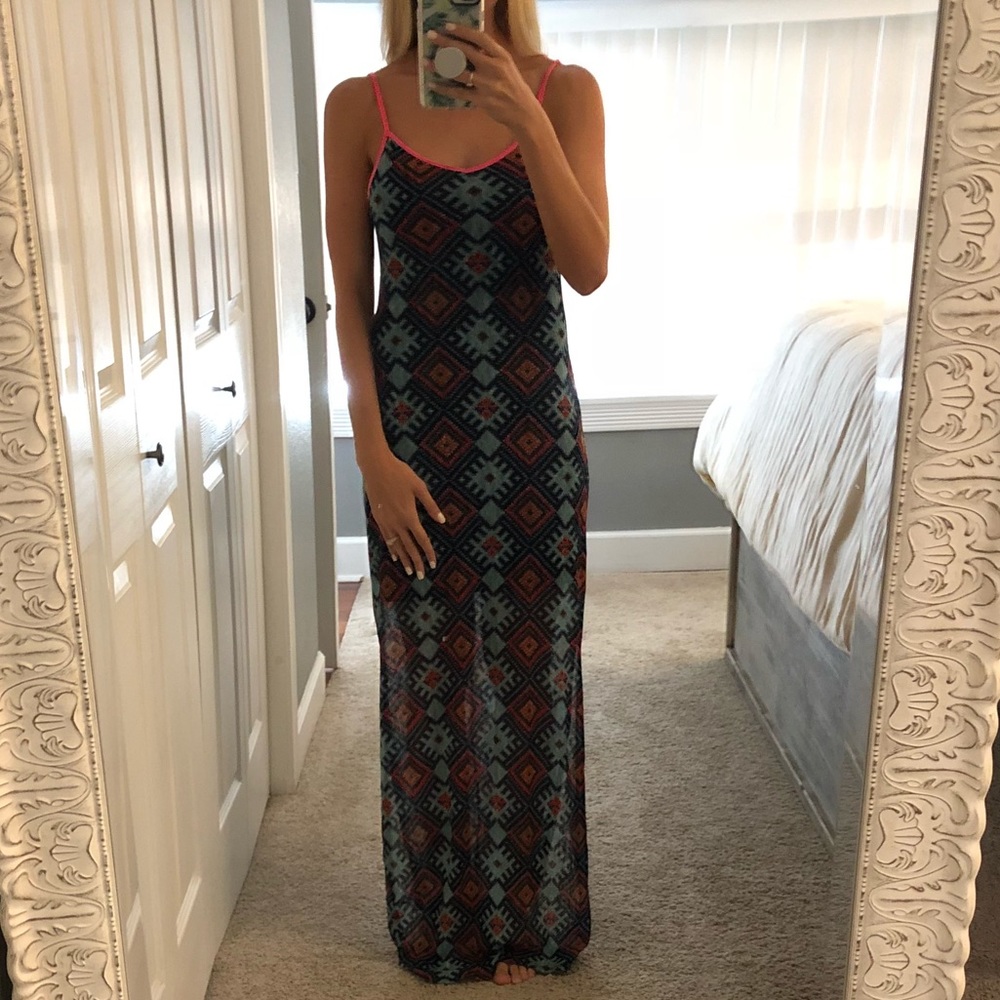 Multicolor maxi dress